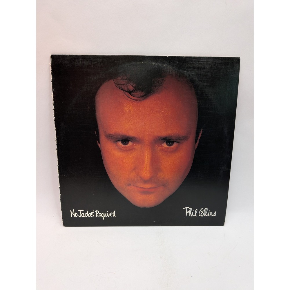 Phil Collins No Jacket Required Vinyl LP 1985 Atlantic 81240-1-E Pop Rock Record
